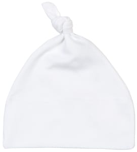 Babybugz BZ015 - Baby one-knot hat Bianco