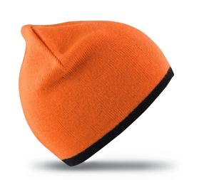 Result RC046 - cappello in forma di moda reversibile Bright Orange / Black