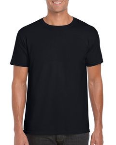 Gildan GN640 - Softstyle™ Adult Ringspun T-Shirt Nero