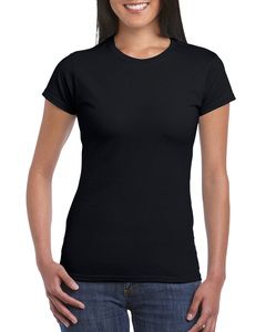 Gildan GN641 - T-shirt a maniche corte da donna Softstyle Nero