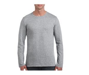Gildan GN644 - T-Shirt da Adulti a Maniche Lunghe Softstyle