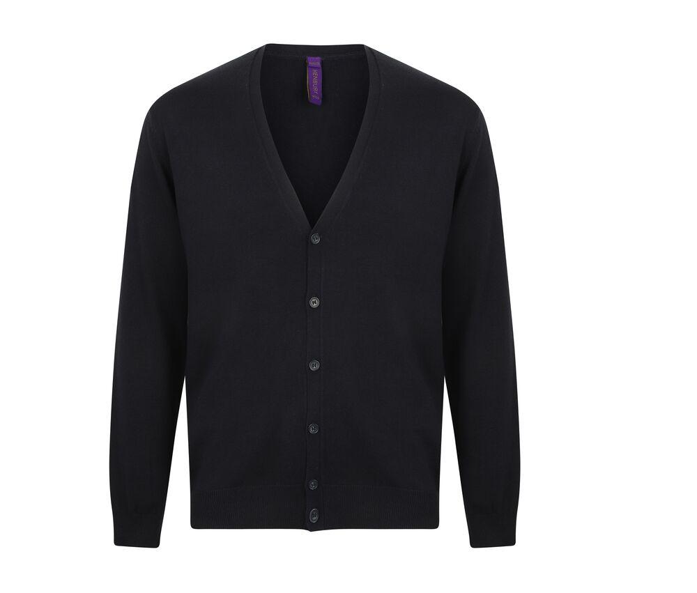 HENBURY HY722 - Mens V Cardigan