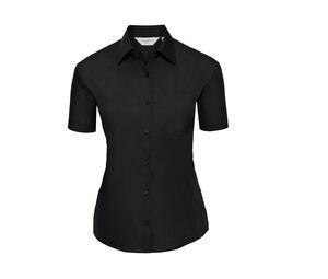 Russell Collection JZ35F - Camicia da donna in popeline