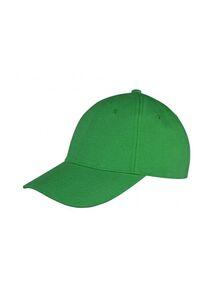 Result RC081 - Memphis Brushed Cotton Low Profile Cap Verde smeraldo