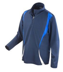 Spiro SP178 - Trial Training Top Navy/Royal/white