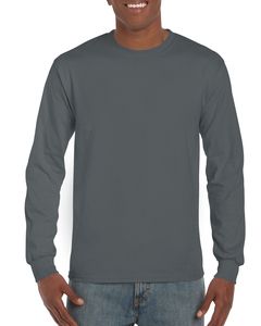 Gildan GN186 - T-Shirt Maniche Lunghe Charcoal
