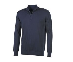 Pen Duick PK455 - Quarter Zip Jumper Blu navy