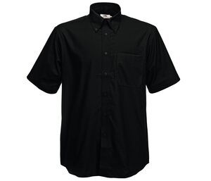 Fruit of the Loom SC405 - Oxford Shirt Short Sleeves (62-112-0) Nero