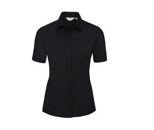 Russell Collection JZ61F - Donne Shirt Ultimate Stretch Nero