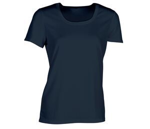 Sans Étiquette SE101 - T-Shirt Sportiva Da Donna Senza Etichetta Blu navy