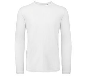 B&C BC070 - Maglietta da Uomo Inspire LSL Bianco