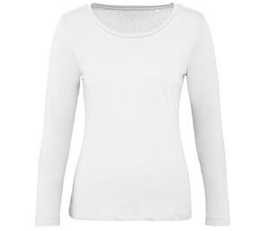 B&C BC071 - Maglietta da Donna Inspire LSL Bianco