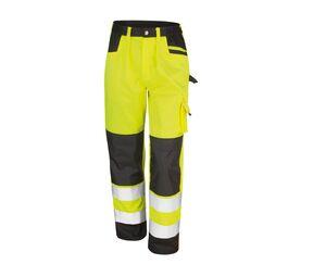 Result RS327 - Pantaloni multitasche ad alta visibiliti Fluorescent Yellow
