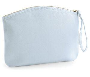 Westford mill WM820 - Pochette primaverile da polso in cotone organico EarthAware™ Pastel Blue