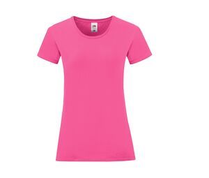 Fruit of the Loom SC151 - Iconic T Donna Fucsia