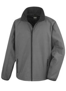 Result RS231 - Mens Printable Soft-Shell Jacket Charcoal/Black