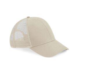 Beechfield BF060 - Cappello in maglia di cotone biologico Sabbia