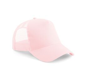 Beechfield BF640 - Cappello Stile Snapback Pastel Pink / Pastel Pink