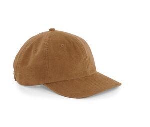 Beechfield BF682 - Cappello in velluto Heritage Camel