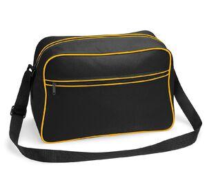 BagBase BG140 - Retro Shoulder Bag Nero / Giallo oro