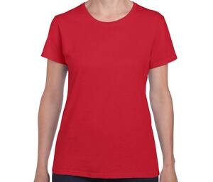 Gildan GN182 - T-shirt girocollo 180 da donna  Rosso