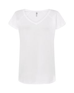 JHK JK411 - T-shirt donna urban style White