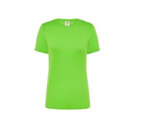 JHK JK901 - T-shirt sportiva da donna Lime Fluor