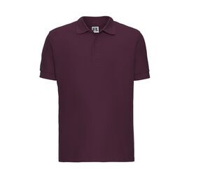 Russell JZ577 - Polo in Cotone 100% Burgundy