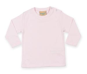 Larkwood LW021 - T-shirt bambino a maniche lunghe Rosa chiaro