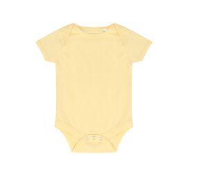 Larkwood LW500 - Tutina Body Da Bebe’ Manica Corta Giallo chiaro