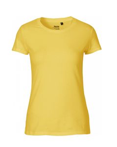 Neutral O81001 - T-shirt aderente da donna Yellow