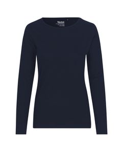 Neutral O81050 - T-shirt a manica lunga da donna Blu navy
