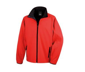Result RS231 - Mens Printable Soft-Shell Jacket Rosso / Nero