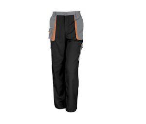 Result RS318 - Pantaloni da lavoro lite Black / Grey / Orange