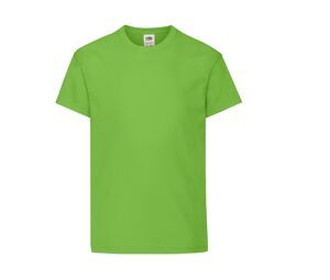 Fruit of the Loom SC1019 - T-shirt a maniche corte per bambini Verde lime