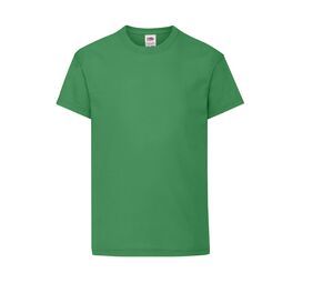 Fruit of the Loom SC1019 - T-shirt a maniche corte per bambini Verde prato