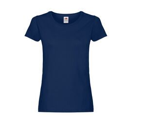 Fruit of the Loom SC1422 - T-shirt girocollo da donna Blu navy