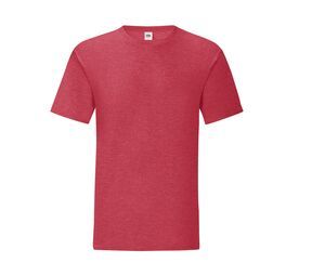 Fruit of the Loom SC150 - Iconic T Uomo Heather Red