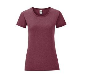 Fruit of the Loom SC151 - Iconic T Donna Burgundy