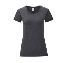 Fruit of the Loom SC151 - Iconic T Donna Dark Heather Grey