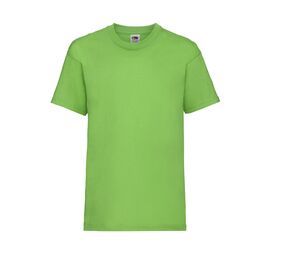 Fruit of the Loom SC231 - T-Shirt Bambino Verde lime