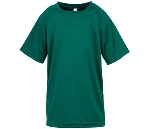 Spiro SP287J - T-shirt traspirante AIRCOOL per bambini Verde bottiglia