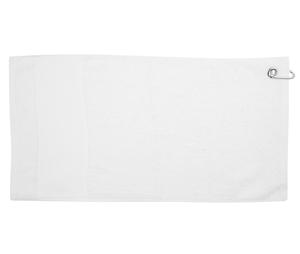 Towel city TC033 - Asciugamano da golf con stecca White