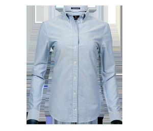 Tee Jays TJ4001 - Camicia Oxford donna Blu chiaro