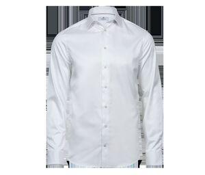 Tee Jays TJ4021 - Camicia di lusso slim fit Uomo White