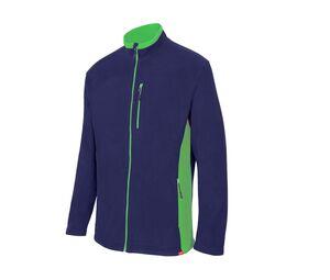 VELILLA V1504 - Giacca in pile a due colore Navy/Lime