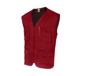 VELILLA V15901 - GILET MULTI-TASCHE Rosso