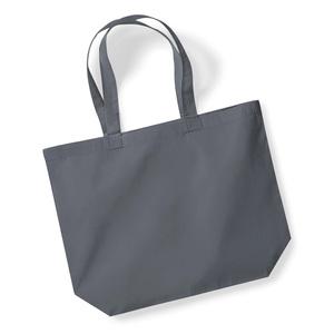 Westford mill WM265 - Maxi shopping bag in cotone biologico Graphite Grey