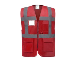 Yoko YK801 - Gilet multifunzione ad alta sicurezza Rosso