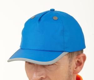 Yoko YKTFC1 - Cappellino per casco ad alta visibilità Blu royal
